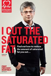 Cut the saturated fat poster